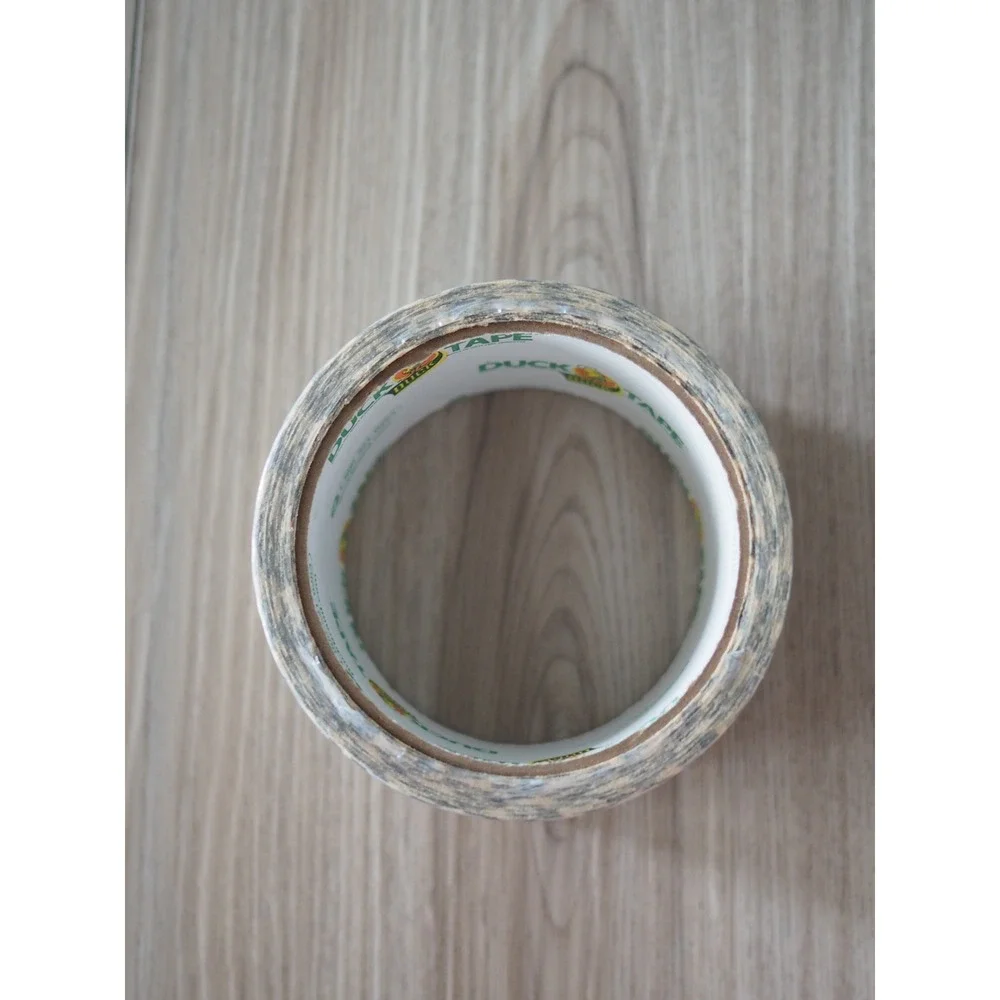 New Duck Brand Geometric Concentric Circles Black White Duct Tape Mod Craft